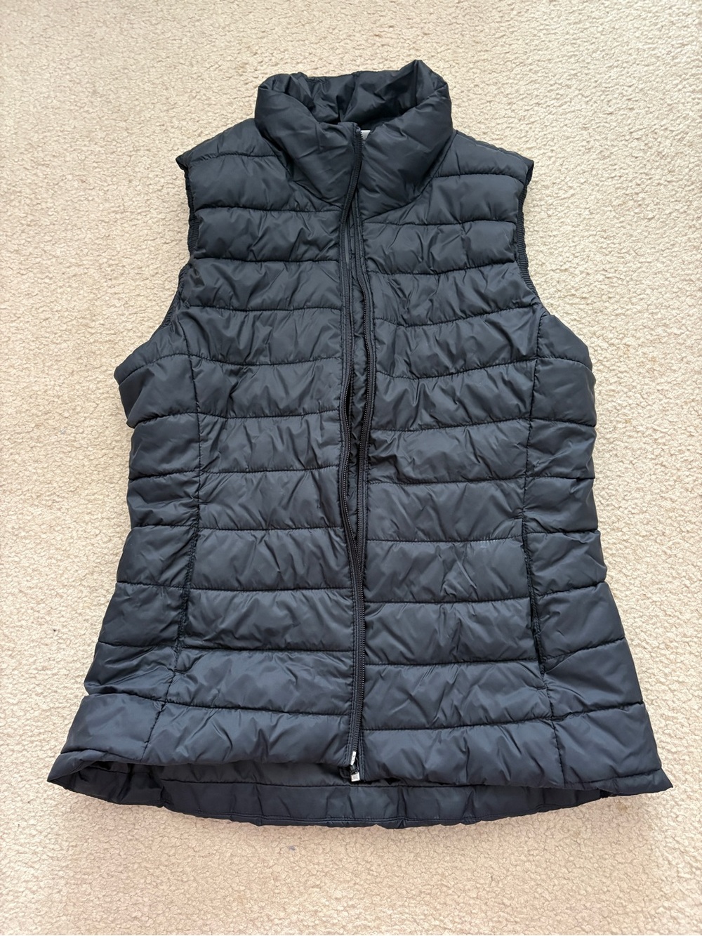 Old Navy Black Quilted Puffer Vest